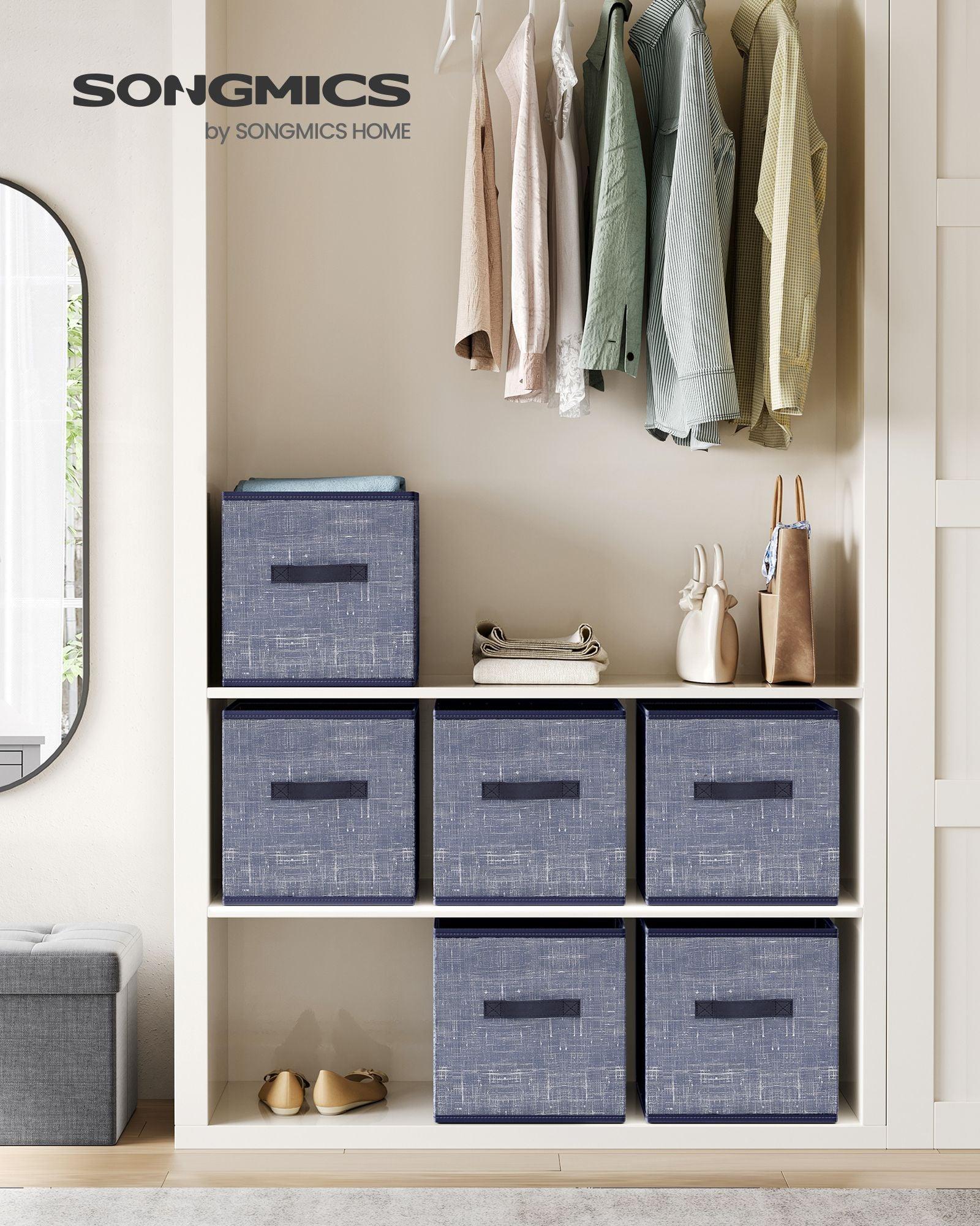 11.8-Inch Non-Woven Fabric Bins with Double Handles FredCo