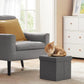 11.8 Inches Folding Storage Ottoman FredCo