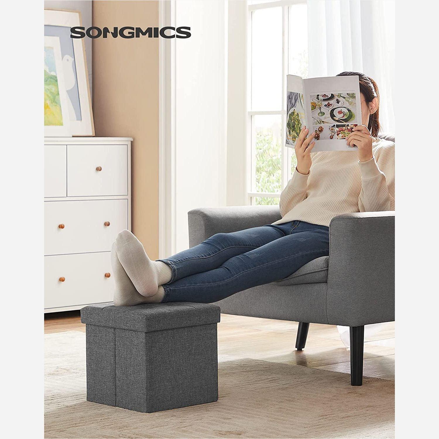11.8 Inches Folding Storage Ottoman FredCo