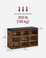 11.9"D x 30.9"W x 18.9"H Shoe Bench with Cushion FredCo