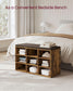 11.9"D x 30.9"W x 18.9"H Shoe Bench with Cushion FredCo
