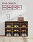 11.9"D x 30.9"W x 18.9"H Shoe Bench with Cushion FredCo