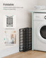 11-Gallon Laundry Hamper Black and White FredCo