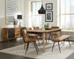 Partridge 6-piece Dining Set Natural Sheesham and Camel