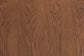 Baxton Studio Barrett Mid-Century Modern Walnut Brown Finished Wood and Synthetic Rattan 2-Drawer Nightstand