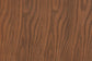 Baxton Studio Barrett Mid-Century Modern Walnut Brown Finished Wood and Synthetic Rattan 4-Drawer Chest