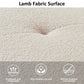 113" Modern Corner, Lamb Fabric Sectional Sofa (Beige) FredCo