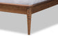 Baxton Studio Abel Classic and Traditional Transitional Walnut Brown Finished Wood Full Size Platform Bed