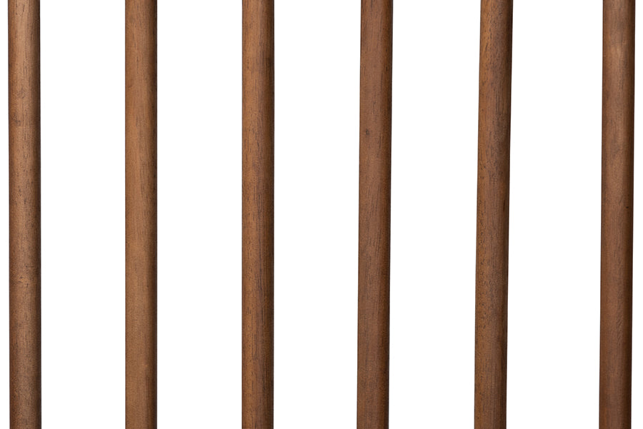 Baxton Studio Abel Classic and Traditional Transitional Walnut Brown Finished Wood Full Size Platform Bed