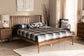 Baxton Studio Abel Classic and Traditional Transitional Walnut Brown Finished Wood Full Size Platform Bed