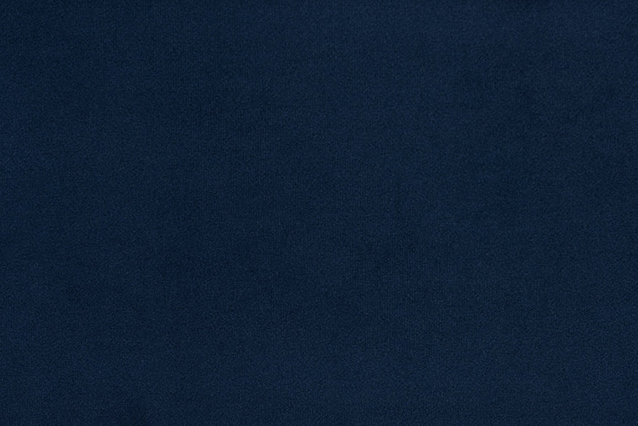 Baxton Studio Harmon Modern and Contemporary Transitional Navy Blue Velvet Fabric Upholstered and Black Finished Wood Accent Chair