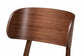Baxton Studio Alston Mid-Century Modern Grey Fabric Upholstered and Walnut Brown Finished Wood 2-Piece Dining Chair Set