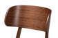 Baxton Studio Alston Mid-Century Modern Grey Fabric Upholstered and Walnut Brown Finished Wood 5-Piece Dining Set