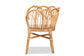 bali & pari Melody Modern and Contemporary Natural Finished Rattan Dining Chair
