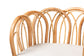 bali & pari Melody Modern and Contemporary Natural Finished Rattan Dining Chair