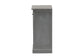 Baxton Studio Sheldon Modern and Contemporary Vintage Grey Finished Wood and Synthetic Rattan 3-Drawer End Table