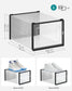 12 Pack Stackable Clear Plastic Shoe Boxes FredCo