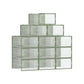 12-Pack Stackable Plastic Shoe Boxes Laurel Green FredCo