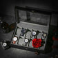 12 Slots Watch Box Black with Glass FredCo