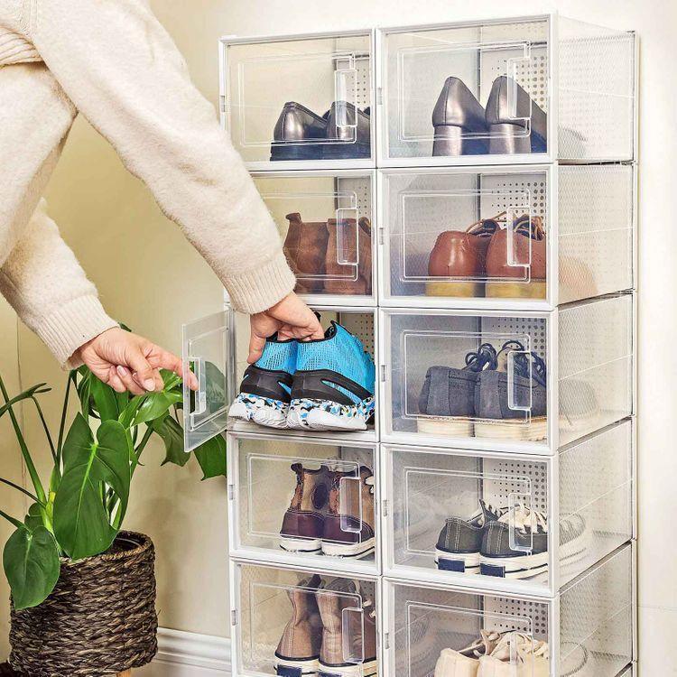 12 Stackable Shoe Organizers FredCo