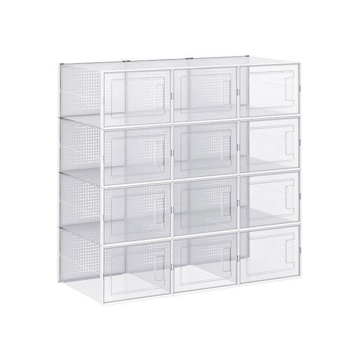 12 Stackable Shoe Organizers FredCo