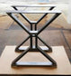12’ x 40” Live-Wood Conference Table Black Epoxy Table FredCo
