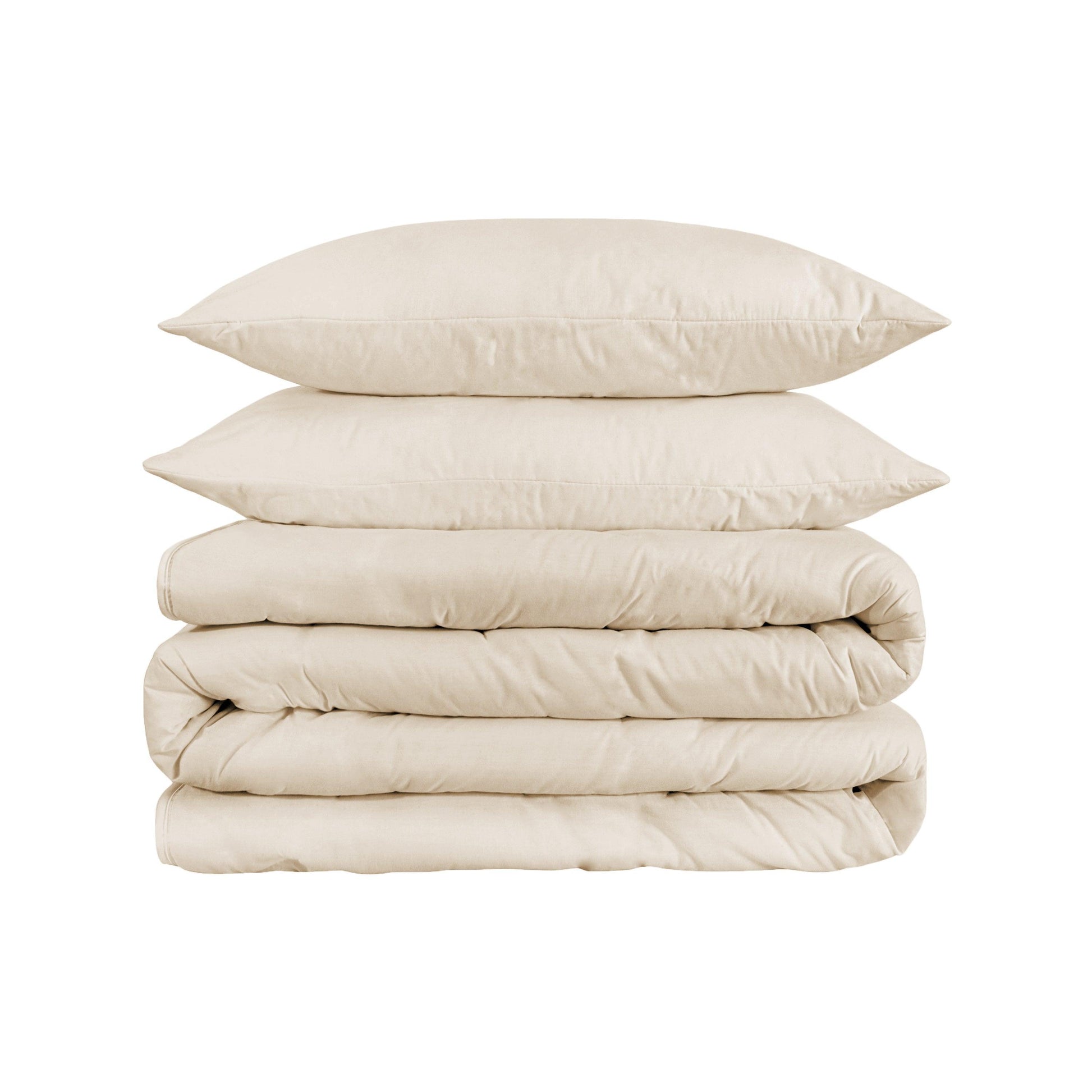 1200-Thread Count 100% Egyptian Cotton Exquisite Solid Duvet Cover Set FredCo