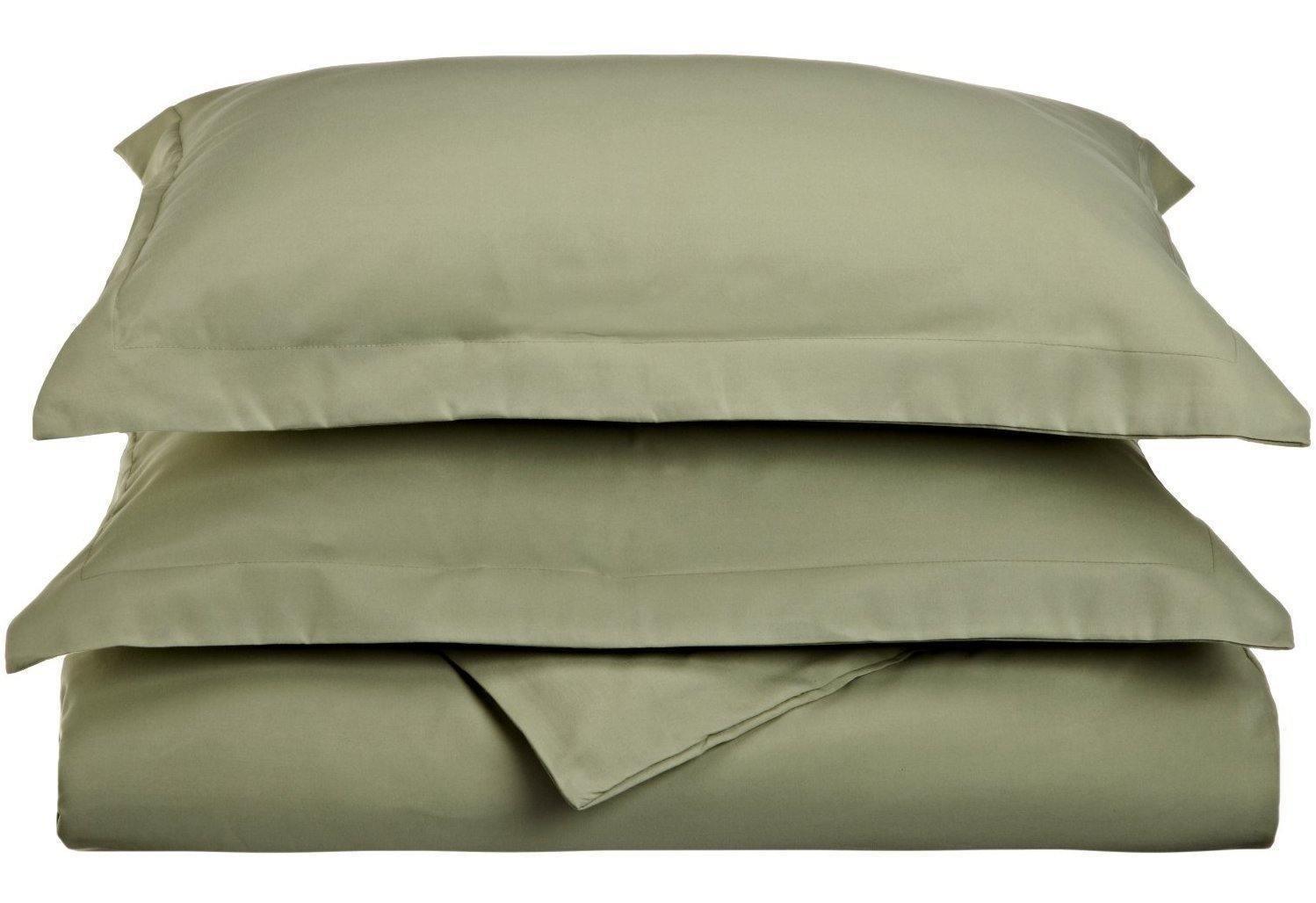 1200-Thread Count 100% Egyptian Cotton Exquisite Solid Duvet Cover Set FredCo