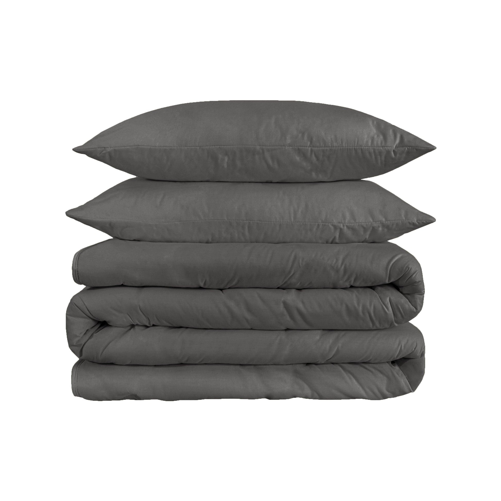 1200-Thread Count 100% Egyptian Cotton Exquisite Solid Duvet Cover Set FredCo