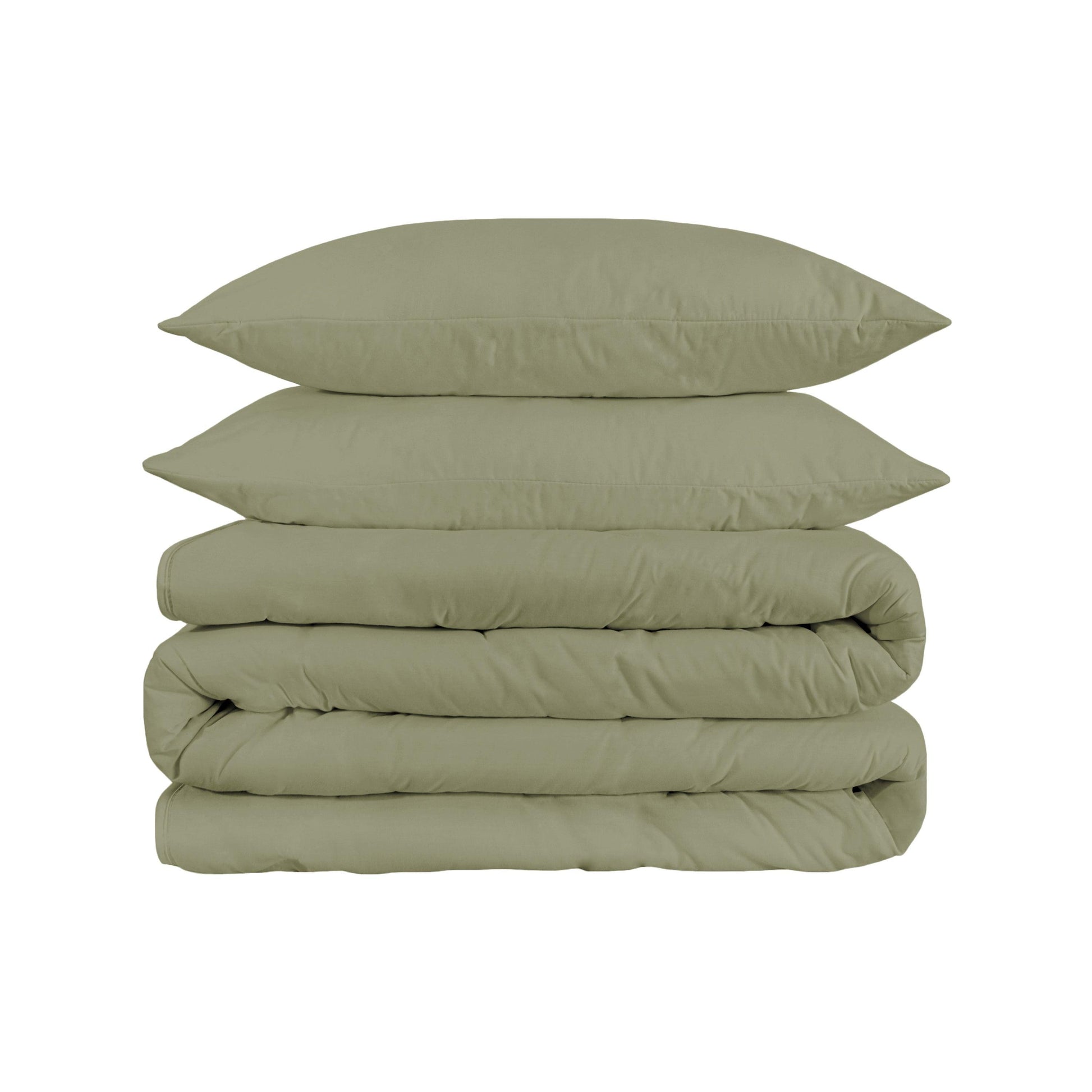 1200-Thread Count 100% Egyptian Cotton Exquisite Solid Duvet Cover Set FredCo