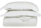 1200-Thread Count 100% Egyptian Cotton Exquisite Solid Duvet Cover Set FredCo