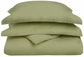 1200-Thread Count Cotton-Blend Wrinkle-Resistant Soft Duvet Cover Set FredCo