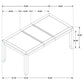 Elodie 5-piece Rectangular Extension Leaf Dining Set Black