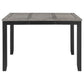 Elodie 5-piece Extension Leaf Counter Dining Set Black
