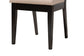 Baxton Studio Mana Modern Sand Fabric and Dark Brown Finished Wood 7-Piece Dining Set