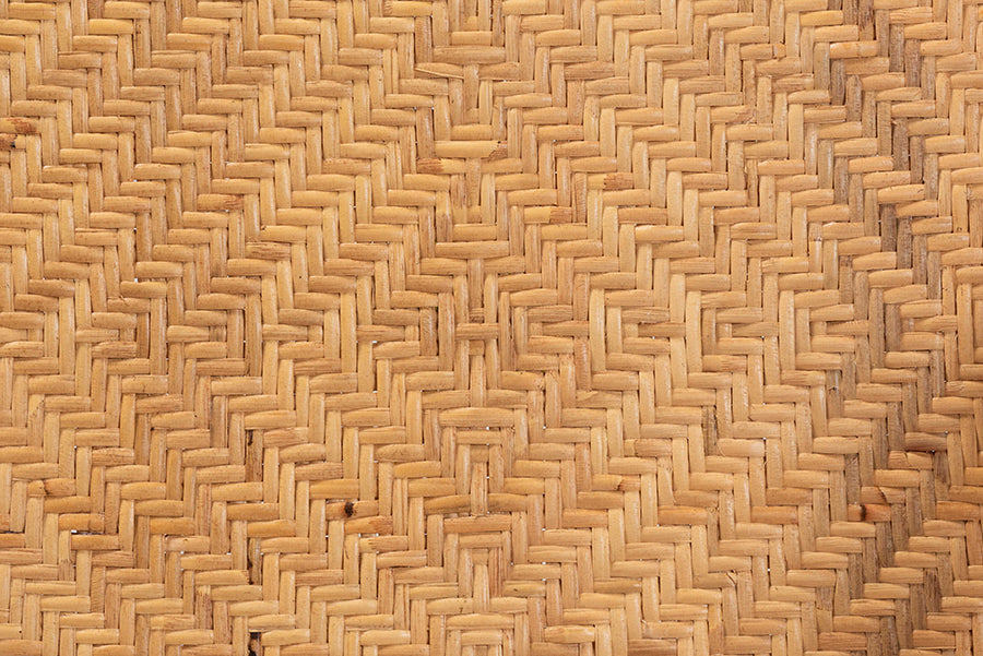 bali & pari Orchard Modern Bohemian Natural Brown Rattan Counter Stool