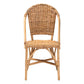 Juego de sillas de comedor de dos piezas de ratán natural bohemio moderno Neola
