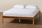Baxton Studio Efren Mid-Century Modern Honey Oak Finished Wood Bed Frame FredCo