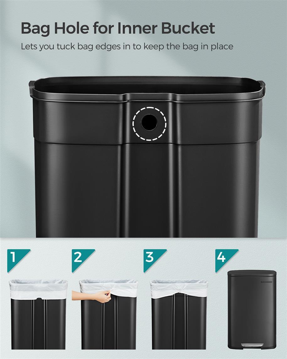 13 Gallon Trash Can FredCo