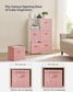 13-Inch Non-Woven Fabric Bins with Double Handles Jelly Pink FredCo