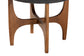 Baxton Studio Theo Japandi Dark Grey Fabric and Walnut Brown Finished Wood Ottoman Footstool
