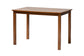 Baxton Studio Olympia Modern Grey Fabric and Walnut Brown Finished Wood 5-Piece Dining Set