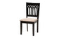 Baxton Studio Genesis Modern Beige Fabric and Dark Brown Finished Wood 6-Piece Dining Set