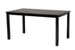 Baxton Studio Genesis Modern Beige Fabric and Dark Brown Finished Wood 6-Piece Dining Set