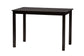 Baxton Studio Genesis Modern Beige Fabric and Dark Brown Finished Wood 5-Piece Dining Set
