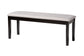 Baxton Studio Genesis Modern Grey Fabric and Dark Brown Finished Wood 6-Piece Dining Set
