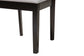 Baxton Studio Genesis Modern Grey Fabric and Dark Brown Finished Wood 6-Piece Dining Set
