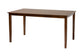 Baxton Studio Genesis Modern Grey Fabric and Walnut Brown Finished Wood 7-Piece Dining Set