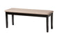 Baxton Studio Florencia Modern Beige Fabric and Espresso Brown Finished Wood 6-Piece Dining Set