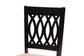 Baxton Studio Florencia Modern Beige Fabric and Espresso Brown Finished Wood 6-Piece Dining Set